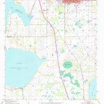United States Geological Survey Saint Cloud South, FL (1953, 24000-Scale) digital map