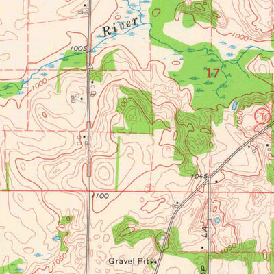 United States Geological Survey Saint Cloud, WI (1974, 24000-Scale) digital map