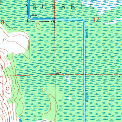 United States Geological Survey Saint Cloud, WI (1992, 24000-Scale) digital map
