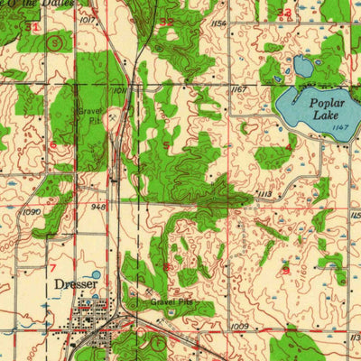 United States Geological Survey Saint Croix Dallas, MN-WI (1955, 62500-Scale) digital map