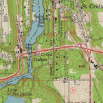 United States Geological Survey Saint Croix Dalles, WI-MN (1978, 24000-Scale) digital map