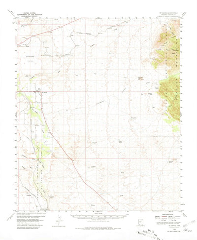 United States Geological Survey Saint David, AZ (1958, 62500-Scale) digital map