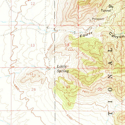 United States Geological Survey Saint David, AZ (1958, 62500-Scale) digital map