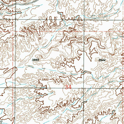 United States Geological Survey Saint David, AZ (1996, 24000-Scale) digital map