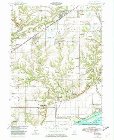 United States Geological Survey Saint David, IL (1947, 24000-Scale) digital map