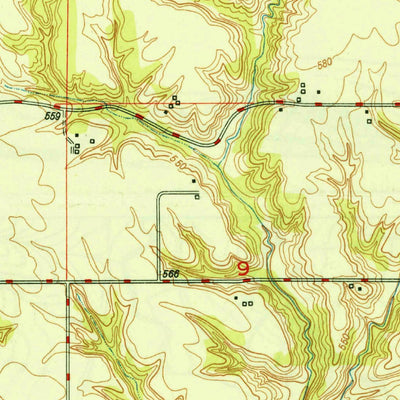 United States Geological Survey Saint David, IL (1948, 24000-Scale) digital map
