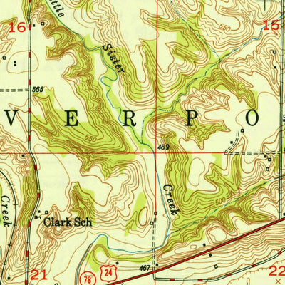 United States Geological Survey Saint David, IL (1948, 24000-Scale) digital map