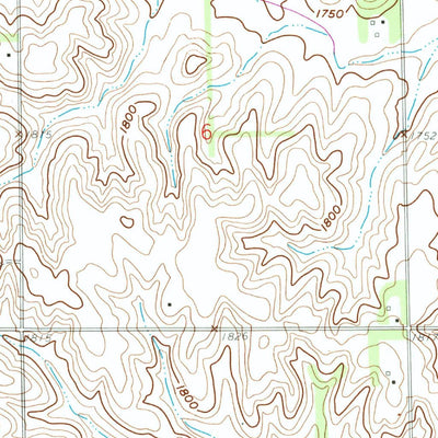 United States Geological Survey Saint Edward SW, NE (1958, 24000-Scale) digital map