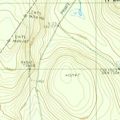 United States Geological Survey Saint Eleuthere, QC-ME (1987, 24000-Scale) digital map