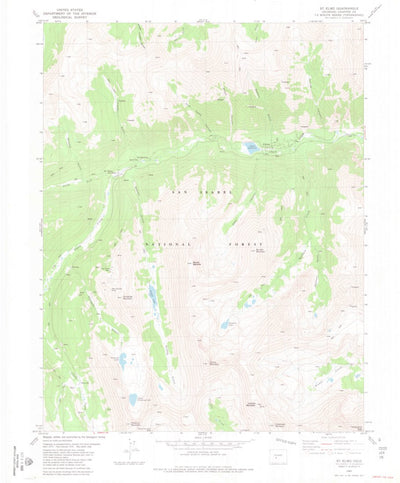 United States Geological Survey Saint Elmo, CO (1982, 24000-Scale) digital map