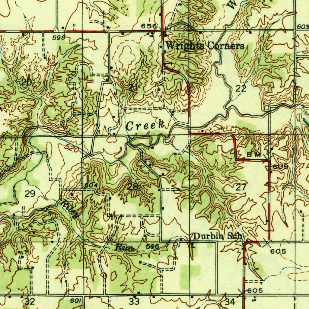 Saint Elmo Il 1945 62500 Scale Map By United States Geological Survey Avenza Maps 