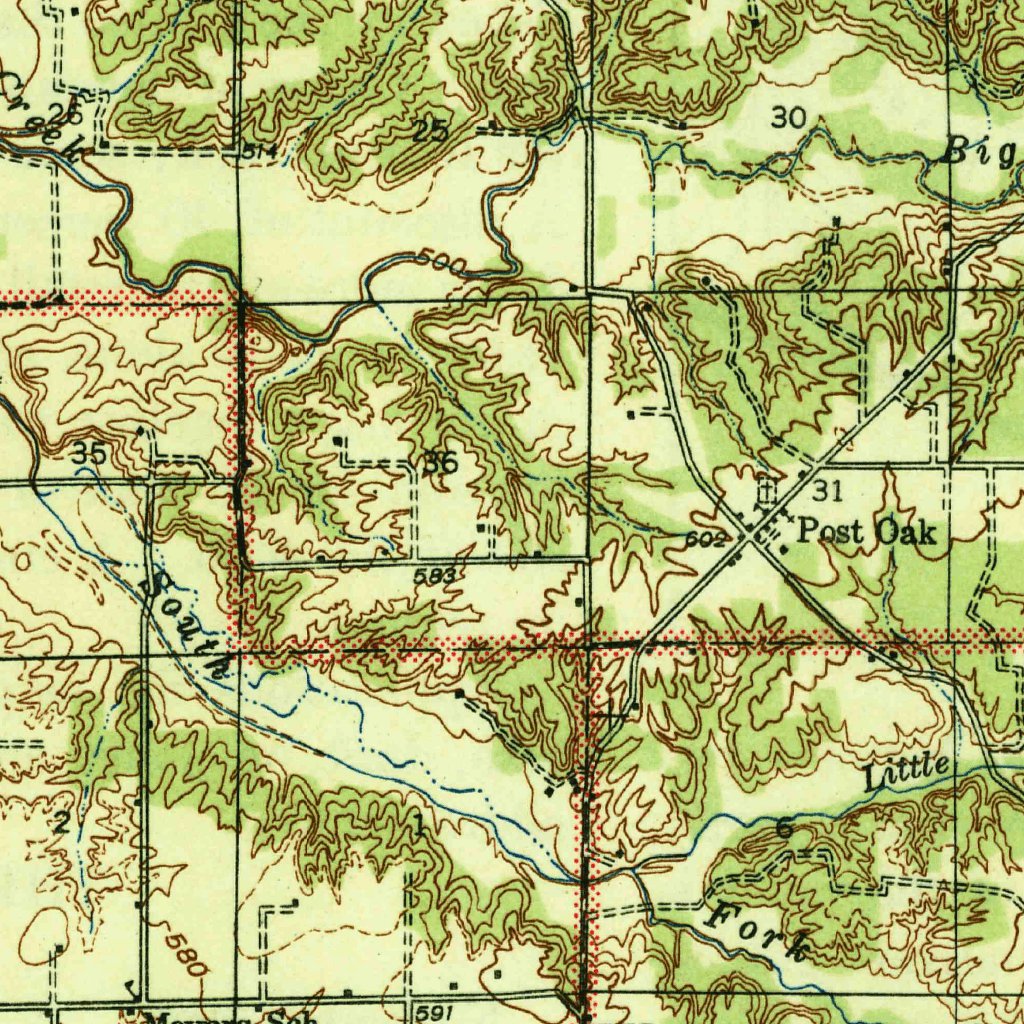 Saint Elmo, IL (1945, 62500Scale) Map by United States Geological