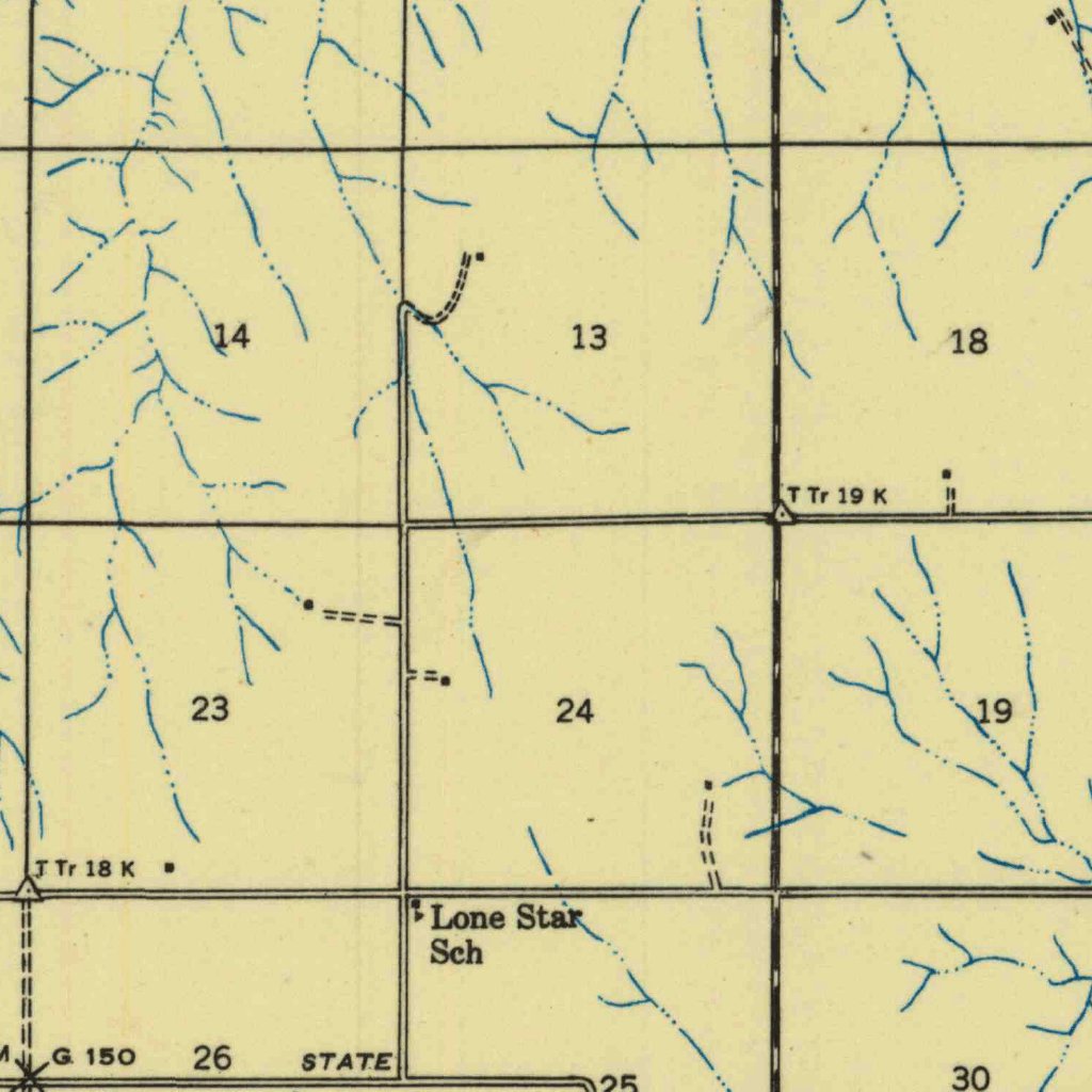 Saint Francis, KS (1943, 62500-Scale) Map by United States Geological ...