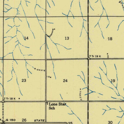 United States Geological Survey Saint Francis, KS (1943, 62500-Scale) digital map