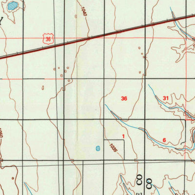 United States Geological Survey Saint Francis, KS (1985, 100000-Scale) digital map