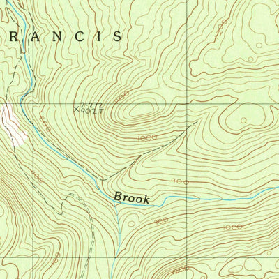 United States Geological Survey Saint Francis, ME (1985, 24000-Scale) digital map