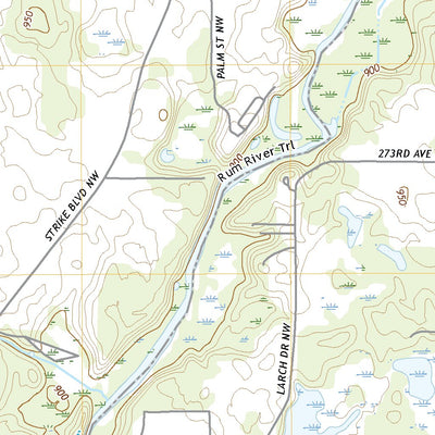 United States Geological Survey Saint Francis, MN (2022, 24000-Scale) digital map