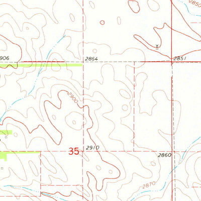 United States Geological Survey Saint Francis SE, SD (1969, 24000-Scale) digital map