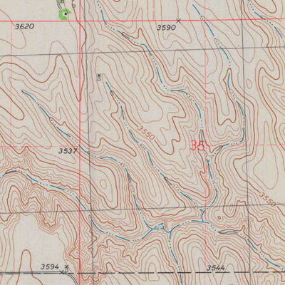 United States Geological Survey Saint Francis SW, KS (1978, 24000-Scale) digital map