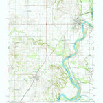 United States Geological Survey Saint Francisville, IL-IN (1964, 24000-Scale) digital map