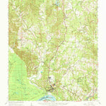 United States Geological Survey Saint Francisville, LA-MS (1965, 62500-Scale) digital map