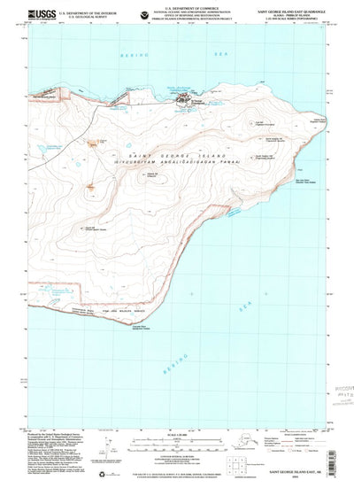 United States Geological Survey Saint George Island East, AK (2001, 25000-Scale) digital map