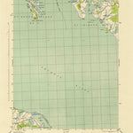 United States Geological Survey Saint George Island, MD-VA (1943, 31680-Scale) digital map