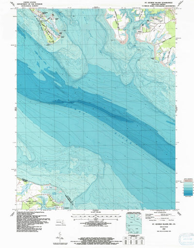 United States Geological Survey Saint George Island, MD-VA (1987, 24000-Scale) digital map