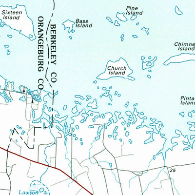 United States Geological Survey Saint George, SC (1985, 100000-Scale) digital map