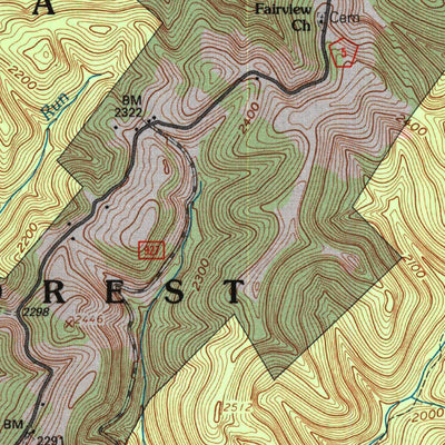 United States Geological Survey Saint George, WV (1995, 24000-Scale) digital map