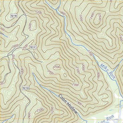 United States Geological Survey Saint George, WV (2023, 24000-Scale) digital map