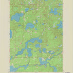 United States Geological Survey Saint Germain, WI (1970, 24000-Scale) digital map