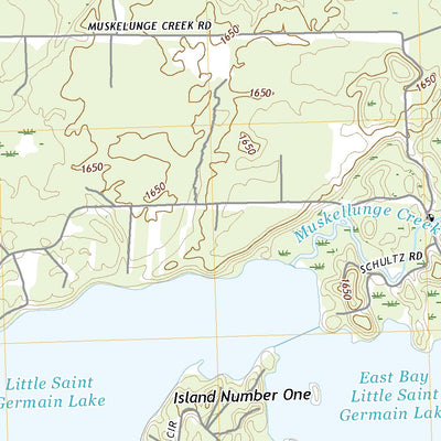 United States Geological Survey Saint Germain, WI (2022, 24000-Scale) digital map