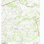United States Geological Survey Saint Hedwig, TX (1992, 24000-Scale) digital map