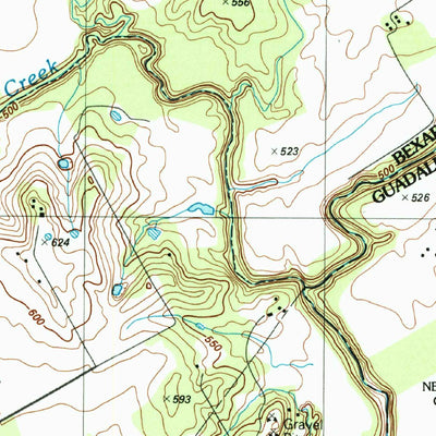 United States Geological Survey Saint Hedwig, TX (1992, 24000-Scale) digital map