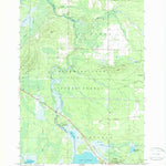 United States Geological Survey Saint Helen NW, MI (1965, 24000-Scale) digital map