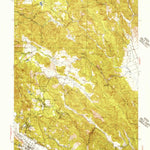 United States Geological Survey Saint Helena, CA (1942, 62500-Scale) digital map