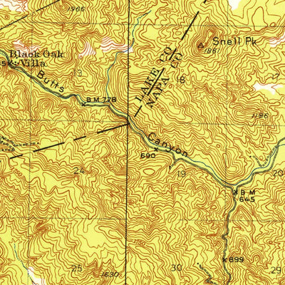 United States Geological Survey Saint Helena, CA (1942, 62500-Scale) digital map