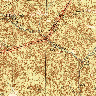 United States Geological Survey Saint Helena, CA (1945, 62500-Scale) digital map