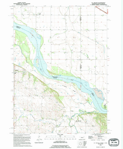 United States Geological Survey Saint Helena, NE-SD (1994, 24000-Scale) digital map