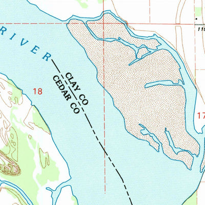 United States Geological Survey Saint Helena, NE-SD (1994, 24000-Scale) digital map