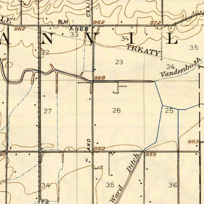 United States Geological Survey Saint Henry, OH (1908, 62500-Scale) digital map