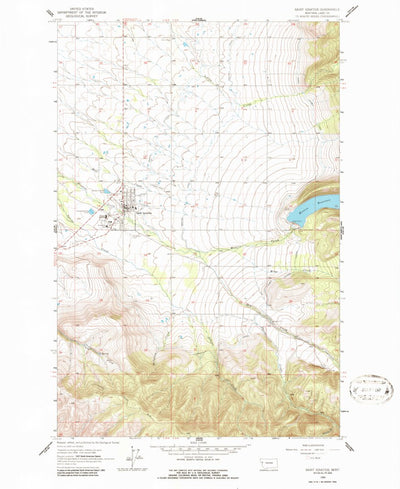 United States Geological Survey Saint Ignatius, MT (1964, 24000-Scale) digital map