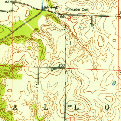 United States Geological Survey Saint Jacob, IL (1949, 24000-Scale) digital map