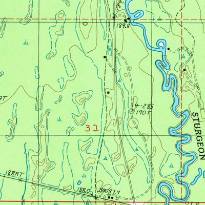 United States Geological Survey Saint Jacques, MI (1985, 24000-Scale) digital map