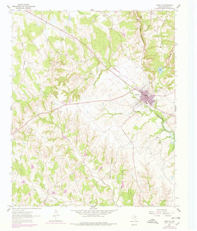 United States Geological Survey Saint JO, TX (1961, 24000-Scale) digital map