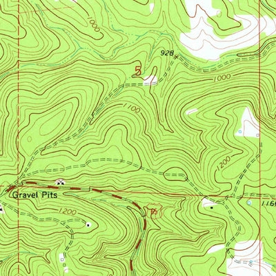 United States Geological Survey Saint Joe, AR (1967, 24000-Scale) digital map