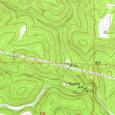 United States Geological Survey Saint Joe, AR (1967, 24000-Scale) digital map
