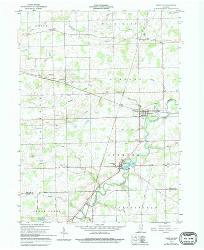 United States Geological Survey Saint Joe, IN (1958, 24000-Scale) digital map