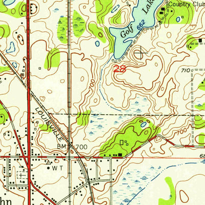 United States Geological Survey Saint John, IN (1953, 24000-Scale) digital map